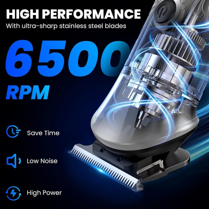 UFREE Beard Trimmer for Men, 7 in 1 Electric Shavers Razor, Cordless Hair Trimmer, Men's Grooming Kit for Body Hair, Nose, Face & Mustache, Birthday Gifts for Men, Husband Father - Image 4